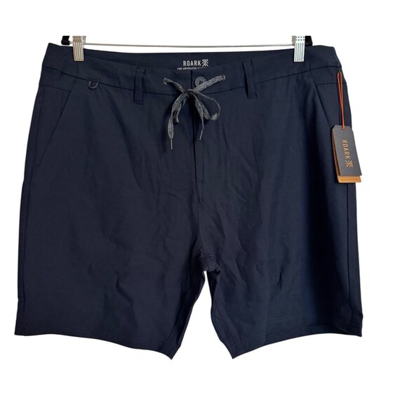 Roark Explorer Short 2.0 Size 38 Men’s Navy Blue NWT $75 8" Inseam - Picture 8 of 9